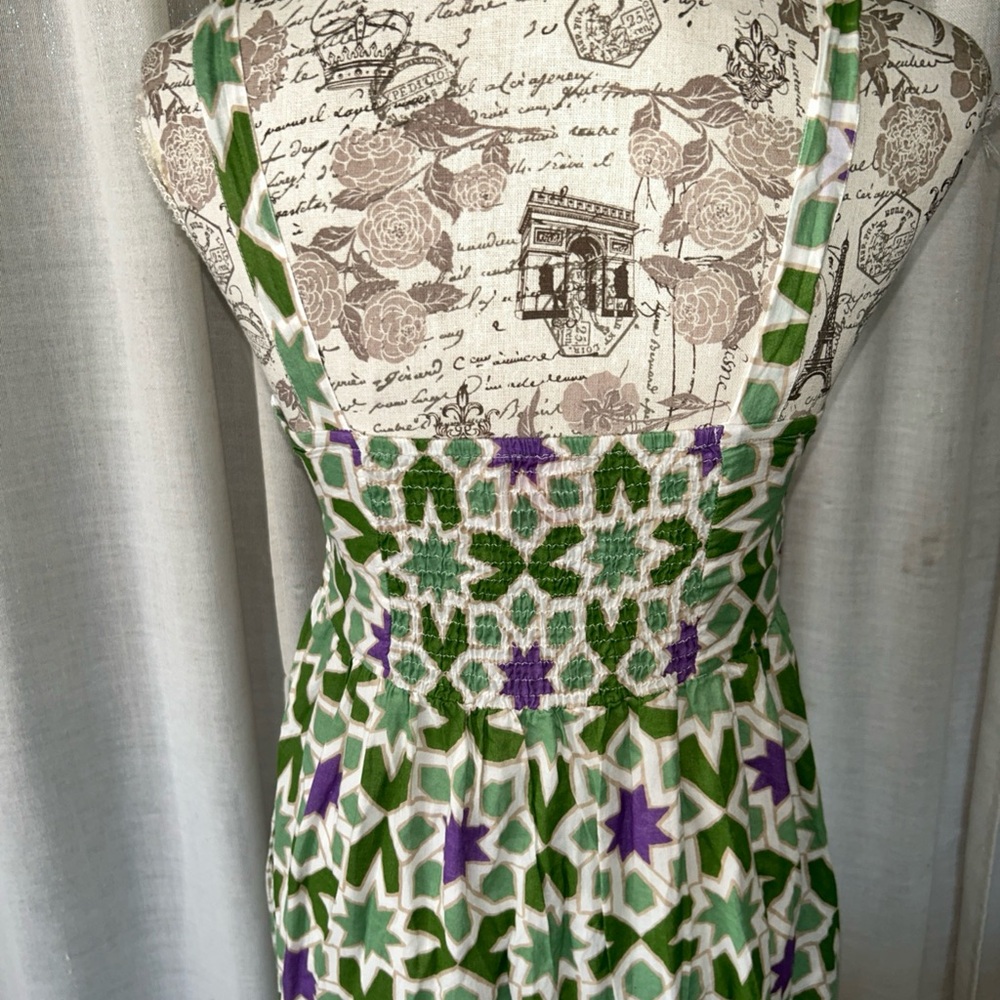 Banjanan Daniella maxi Dress Star Gazer Jade size medium colorful boho Festival - Picture 6 of 12